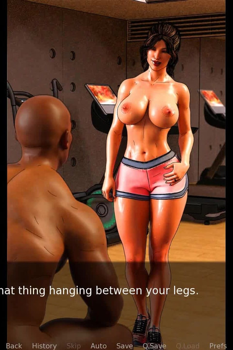 A couple's duet of love&lust: wife and big guy in the gym, interracial ep.21