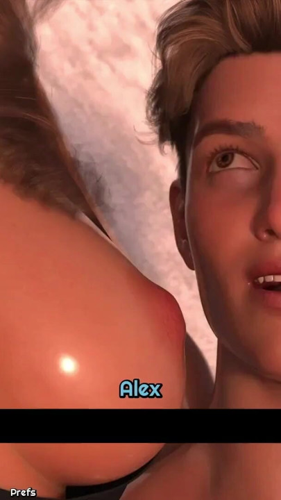 Stepson Massaging Stepmom Boobs And Rubbing Her Pussy In Beach | Clip 1