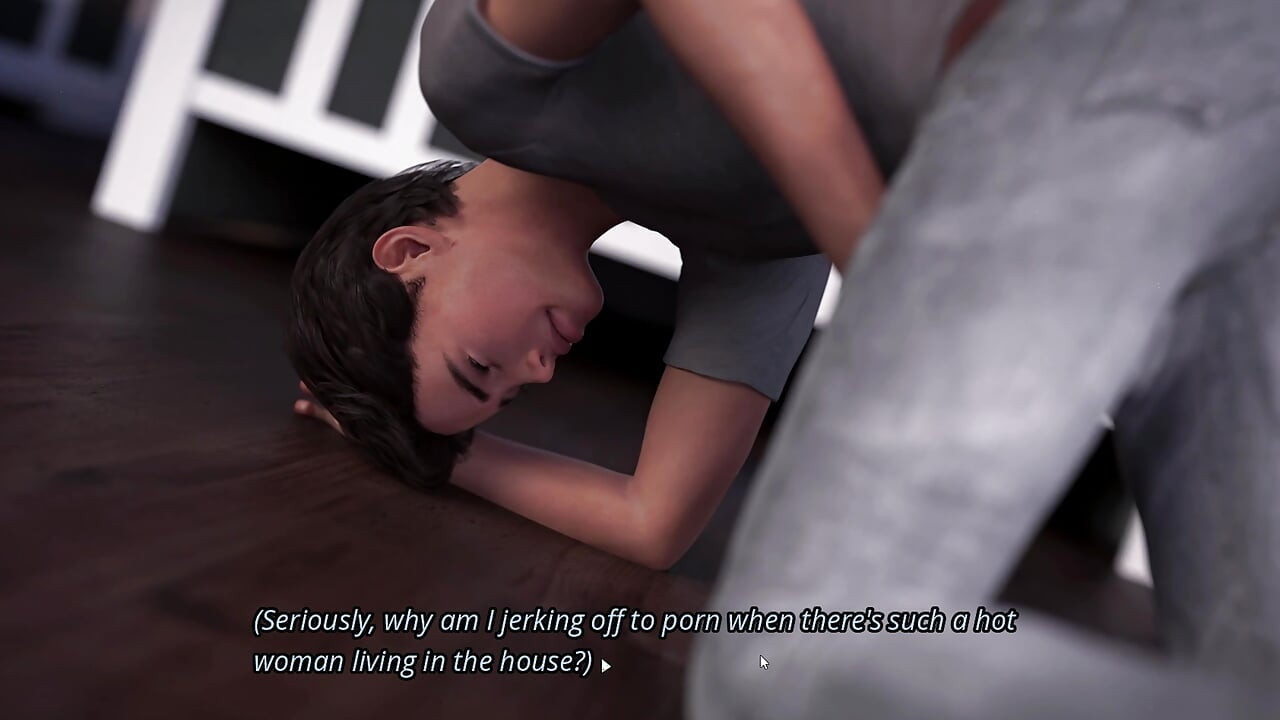 Mi lindo compañero de cuarto 2 jugando con gran problema de polla