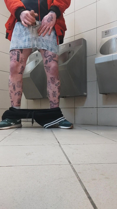 Solo at public toilete.. Opava