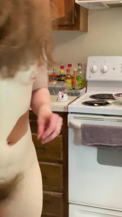 Captivating moment from "Am I Ready For Nuts Yet? Naked in the Kitchen Episode 89"