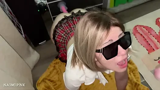 POV-blowjob Und Zungenanal