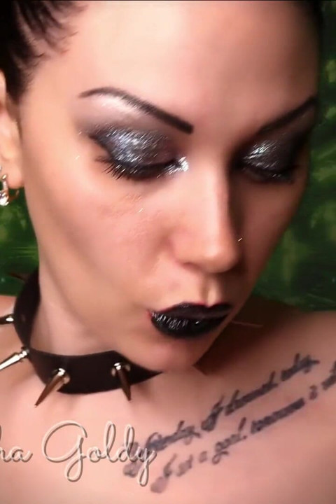 You're so fortunate that I let you worship and wank all over my glossy black lips!