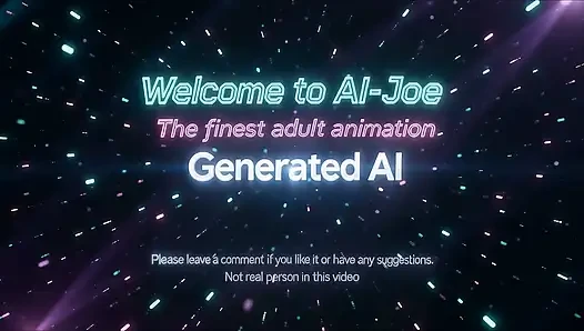 Blindfolded Silver Hair Beauty Meets the Masked Stranger.e4.ai-generated