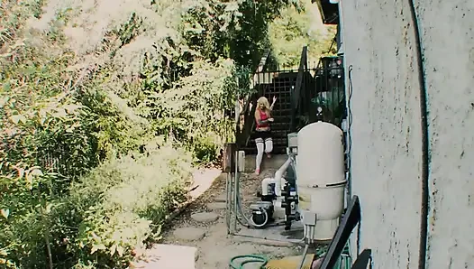 Tatted Blonde Rocker Chick Gets A Creampie In Her Lingerie