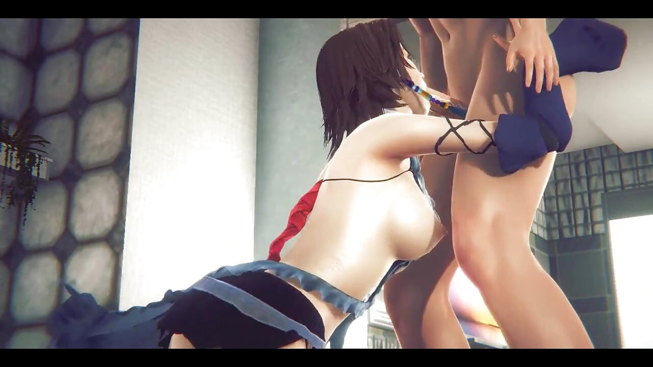 Final fantasy hentai - yuna suck and anal - японська азіатська манга аніме, фільм гра порно