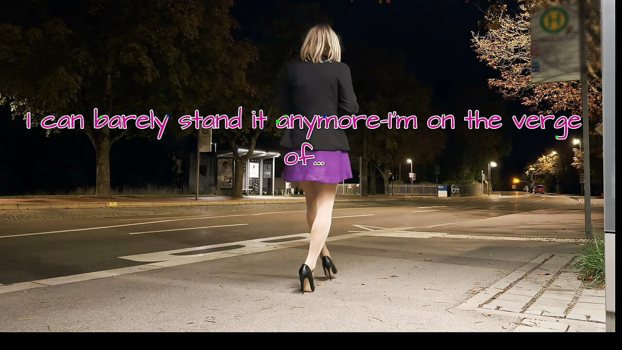 I came on a public street with a masturbator