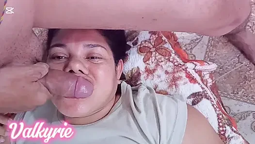 Beautiful girl sucking