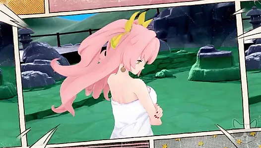 Aether lost in time 1 : Yixuan and Nicole (zenless zone zero) in hot spring !