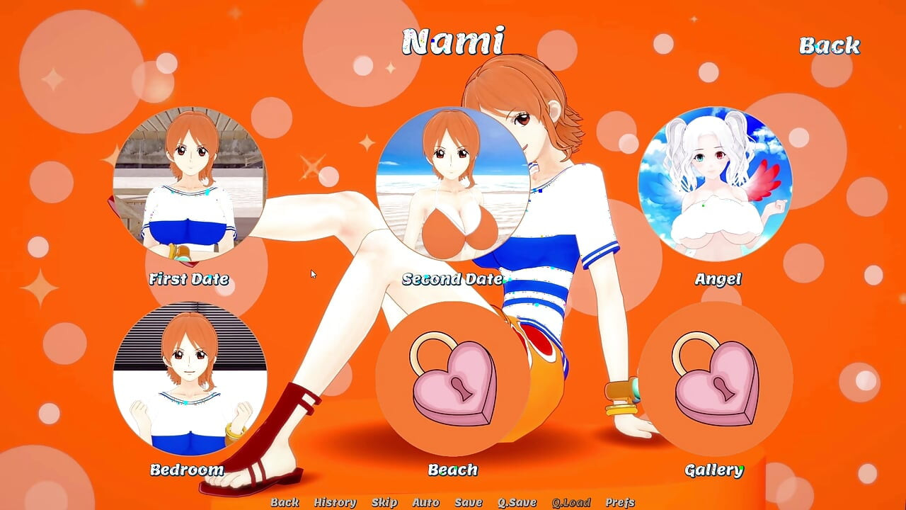 Fantasy Date - Fantasy Date - Desnudando a la Hermosa Nami de One Piece