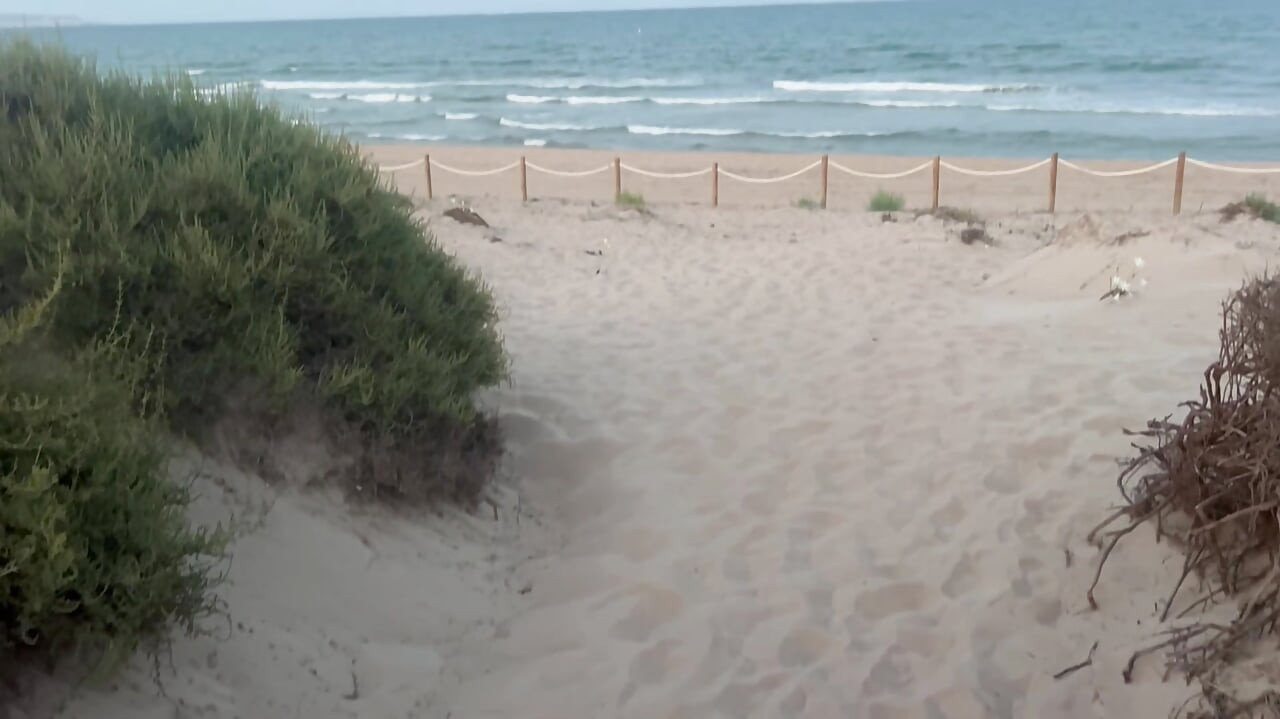 escondiéndonos al principio, luego exponiendonos desnudos y corriéndonos en una playa española