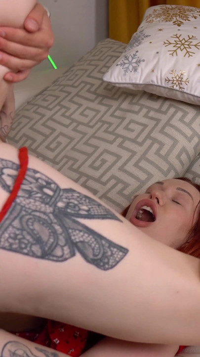 Shocking! Step Mom Sucks Step Son's Dick as Santa & Gets Huge Tits After Creampie Wish | Clip 2