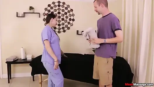 Latina Therapist Ruins His Release