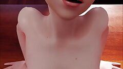 D.Va gets her pussy fucked soft missionary