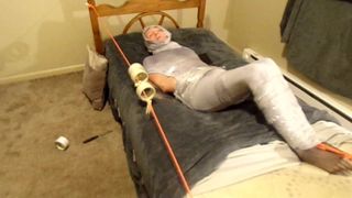 Encasement with feet ready for torture