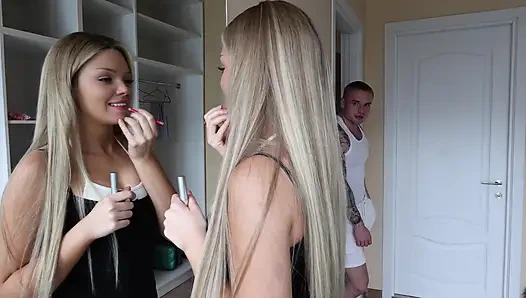 You're Not Going Anywhere! My Stepbrother Fucked Me and Came in My Mouth.