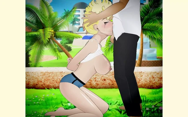 Mrs brief gets her face fucked by bulma's boyfriend