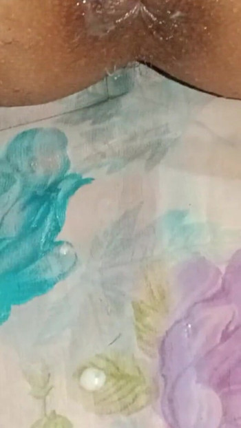 Key moment from "Sexy wife threesame try big vegetable  and Big cock in big pussy hole"