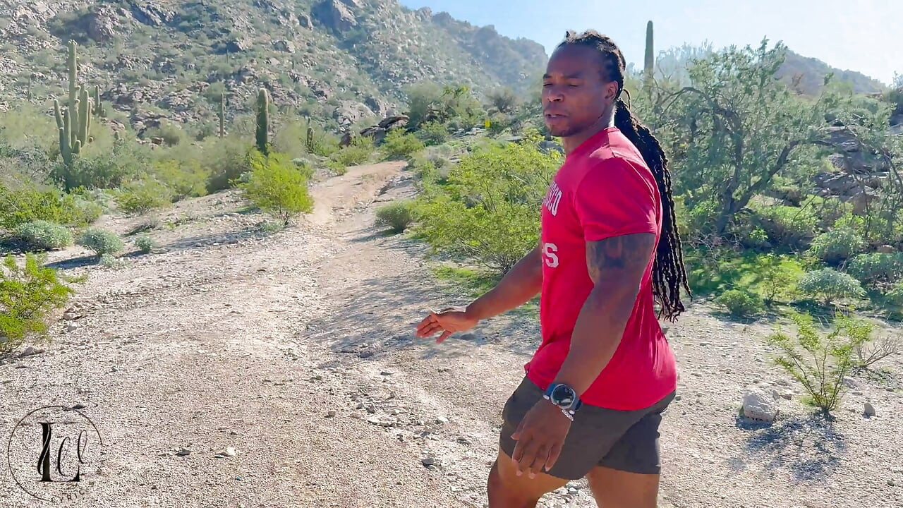 Ebony Couple Hiking Fresh Air and Pornstars