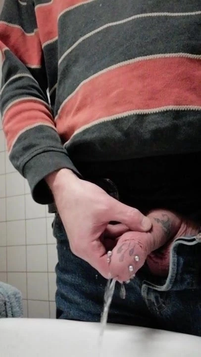 pee through two holes - forward and pa-hole
