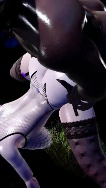 Unforgettable moment from "Naughty Witch in the Woods"