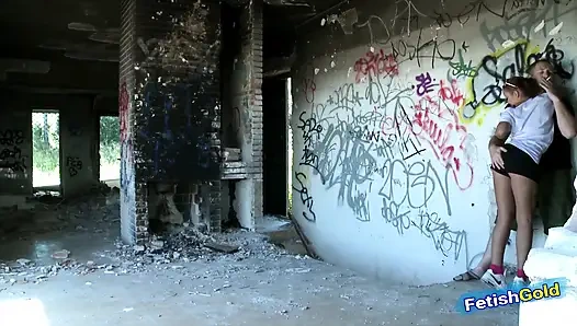 Hot wife watches her husband fucking a teen blonde babe