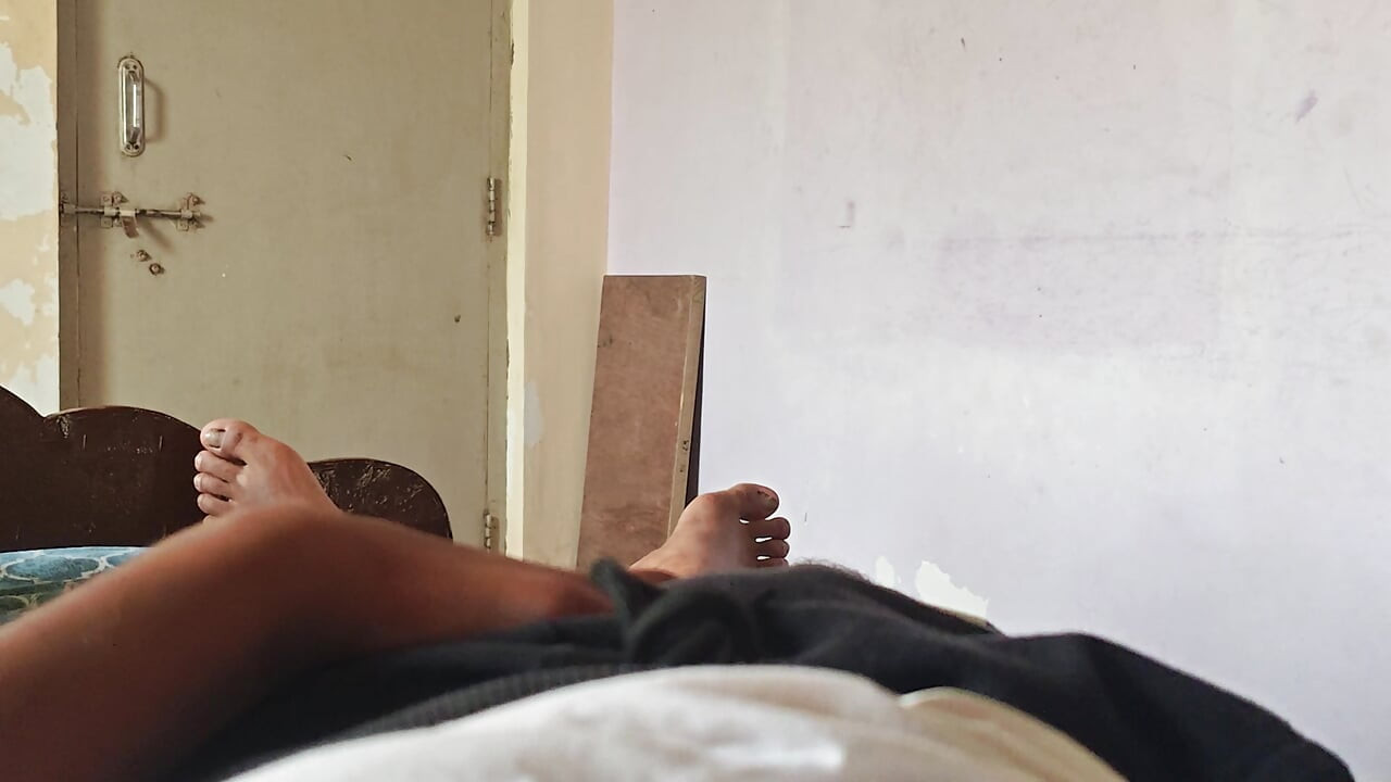 Big Dick Boy feel the orgasm with masterbation