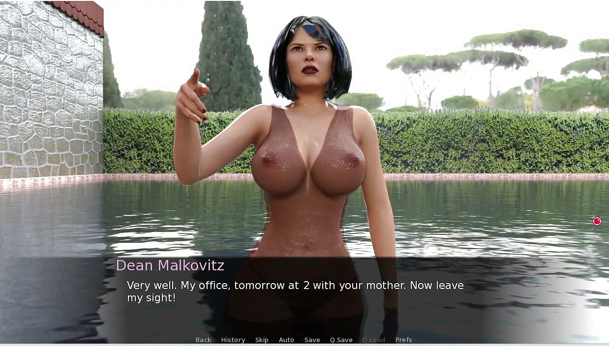 Milftopia-gameplay - Hraní rolí - Pronajímatelka se setkává s nájemcem vysokoškolského deana
