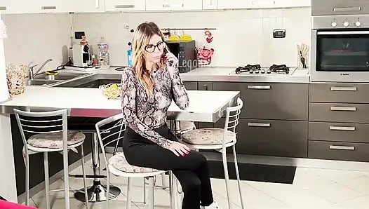 Stepmom Picks up Young Mechanic Friend of Stepson
