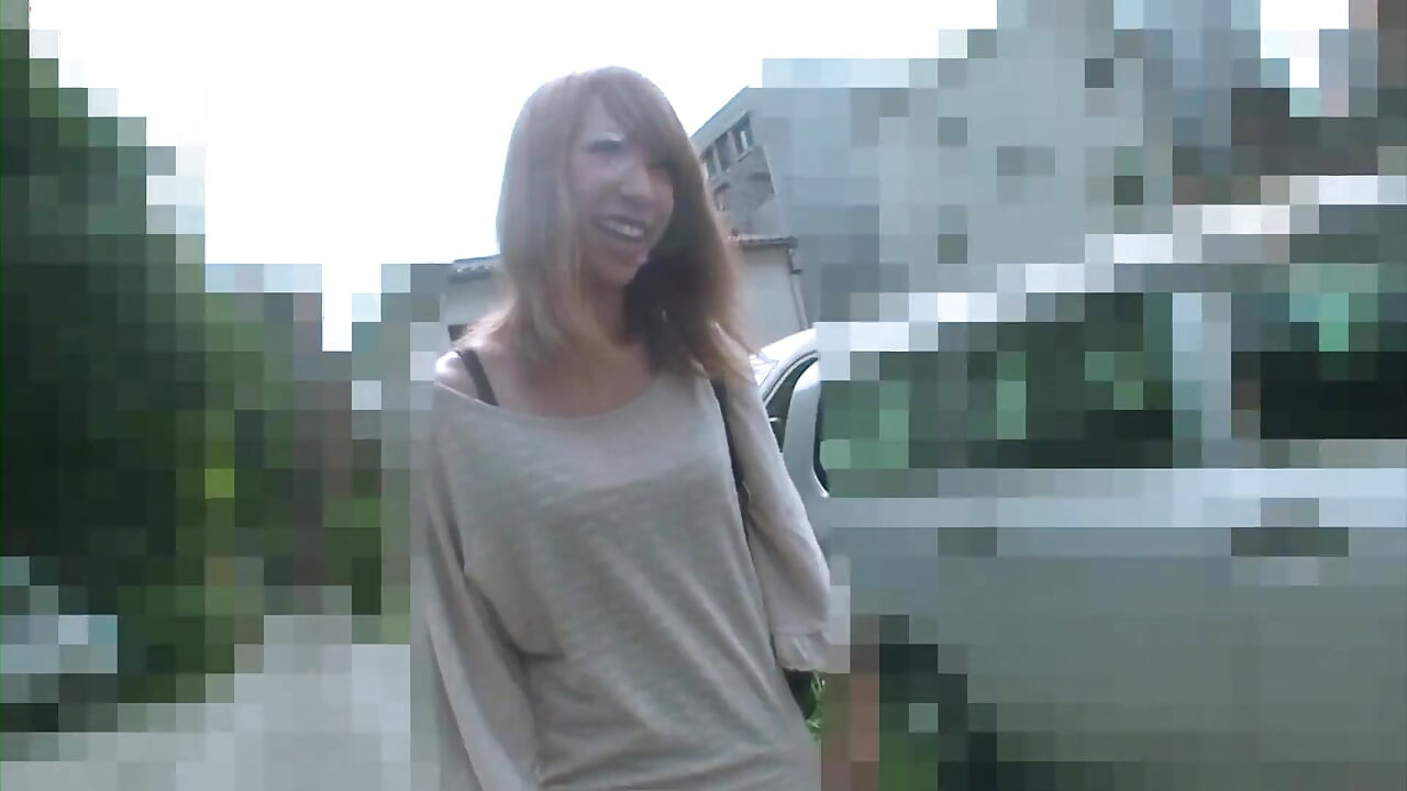 Busty Japanese teen with hairy bush
