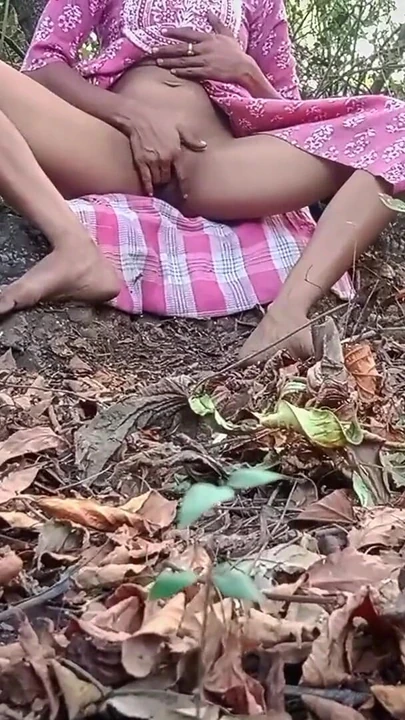 Emotional moment from "Hot Bhabhi Ji Caught By Father-in-Law While Mugling In The Jungle Indian Desi Outdoor Sex Video"