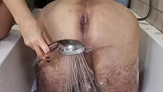 Bisexueller selbstgedrehter sex mit ehefrau. Doppeldildo. Ehefrau rasiert ehemann. Teil 1. Episode 30002