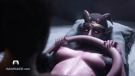 Sie nimmt mehr, als du je erwartet hast - dicker arsch schluckt monsterschwanz!