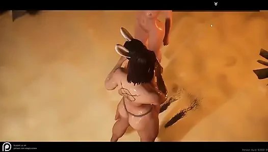 Дикая жизнь шмеля, анимация коллекция [часть 02] секс-игра [18+] обнаженная игра фута-игра