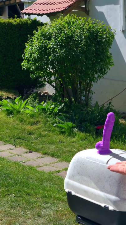 Three neighbours sharing one girl and all her holes with milk dripping tits | Clip 1