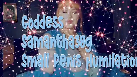 İri güzel kadın efsane samantha 38g küçük penis aşağılaması