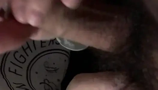 My wife gives me a slow blowjob with a mega final cumshot