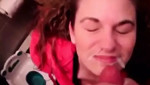Esmer oral seks ve yüz