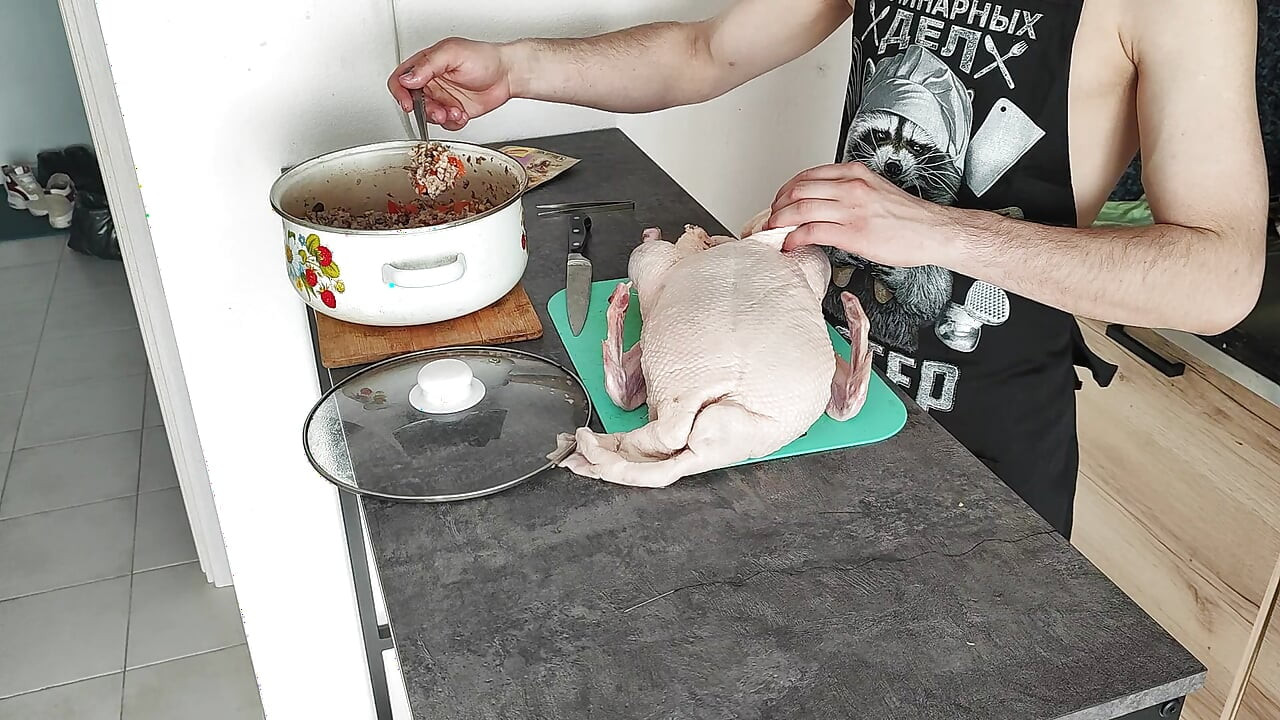 Stuffed duck