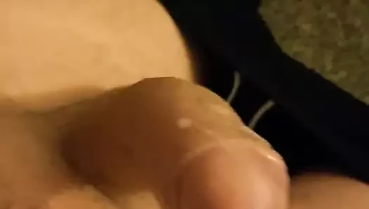 Uncut jerk and cum