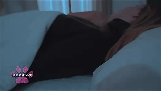 Oops, Stepson Accidentally Cum in Stepmom After Fucked Stepsister, Polly Yangs in Shared Bed at Night in Hotel Room