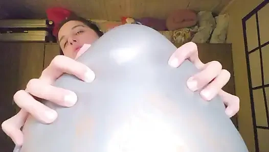 Tease and Pop Oxydized Halloween Balloon - Bunny Looner [lowres]