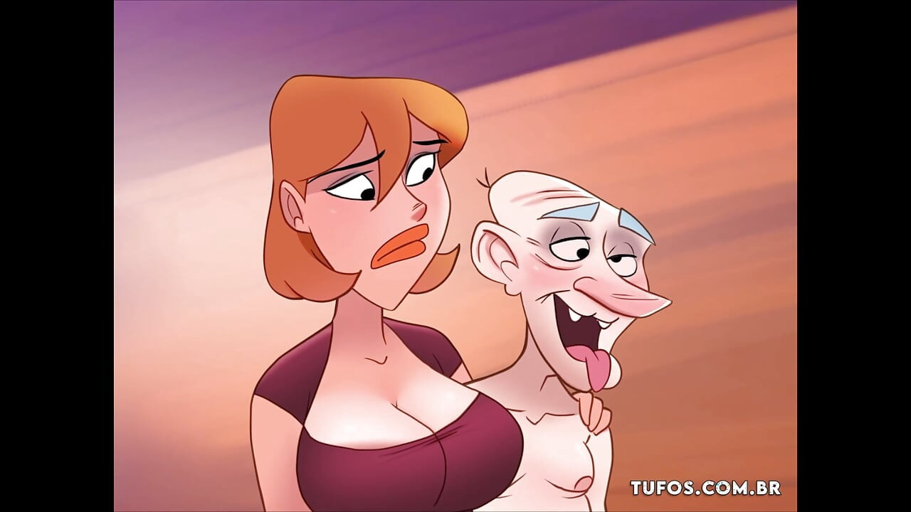 Viejo pervertido y engquebrado tocando a la sirvienta caliente, Aninha y amante! Hentai y porno de dibujos animados de los bastardos!