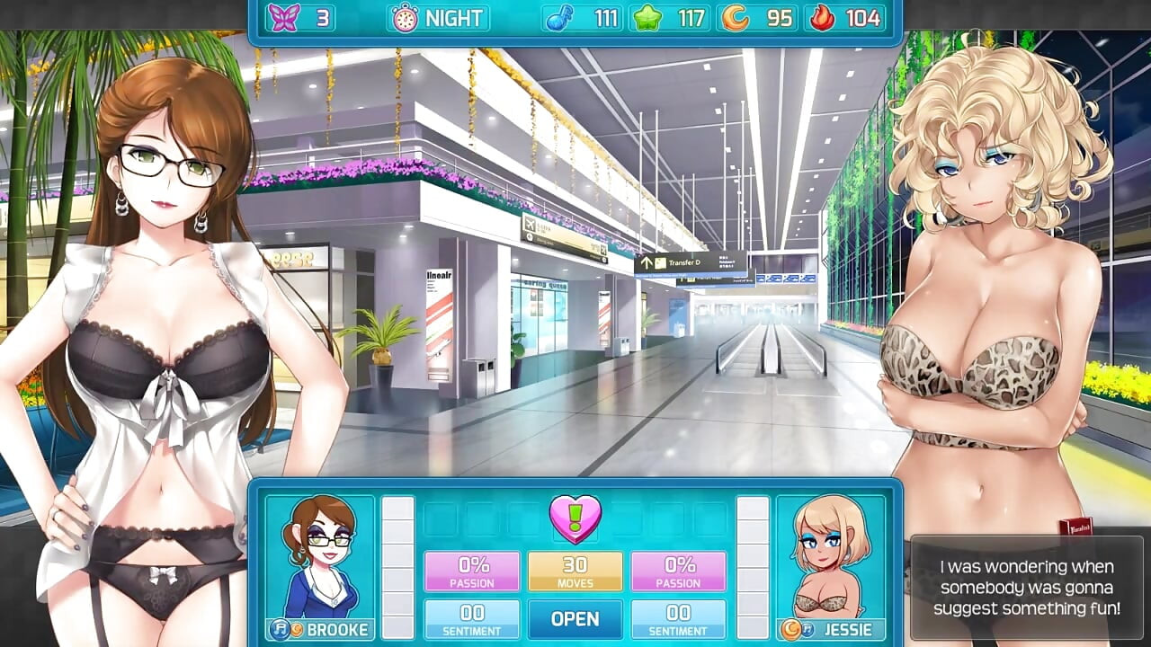 Huniepop 2 - Double Date - Part 8 Girl Lesbian Babes by Loveskysan