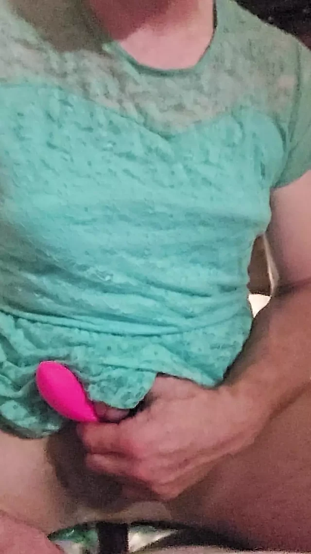 Riding my dildo and playing with my vibrator