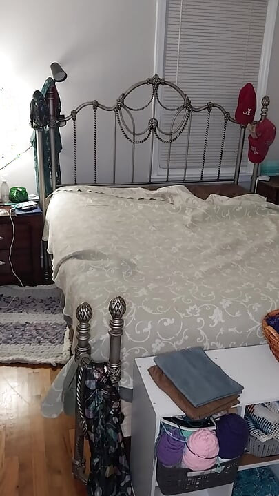 Hot MILF BBW Makes Her Bed Then Masturbates And Has A Good Orgasm!