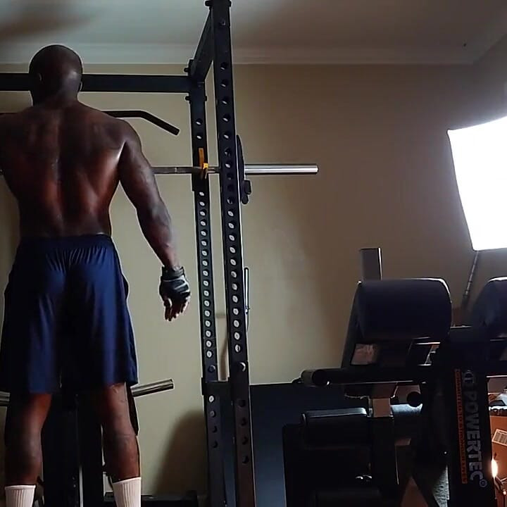 Leg Day Workout from yesterday Jeremiah McPherson aka Hallelujah Johnson