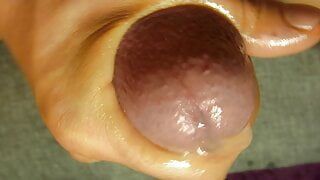 Super close up cumshot