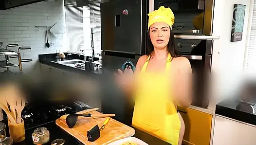 Hot Lesbian Latinas cooking - Part 3 - SFW