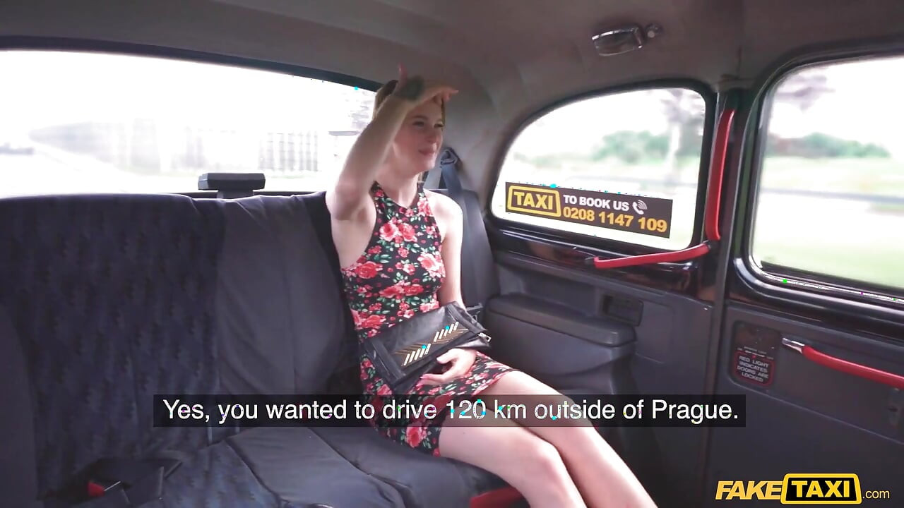 Fake Taxi - แอบดู Cabbie เย็ดสาวผมแดง Ariela Donovan ผอม